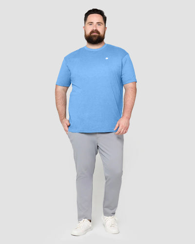 Basic Tee - Branded-Heather Columbia Blue-Full--Ross---2X-Regular