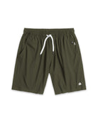 Active Shorts - Branded-Dark Olive-Regular-Mock--Model---L