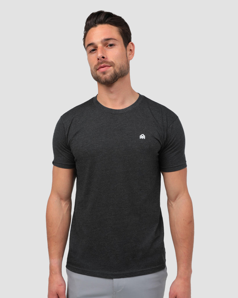 Basic Tee - Branded-Charcoal-Regular-Front--Tom---M