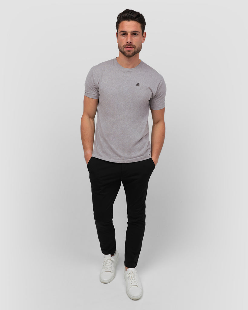 Basic Tee - Branded-Grey-Regular-Full--Tom---M