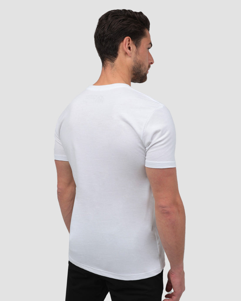 Basic Tee - Branded-White-Regular-Back--Tom---M