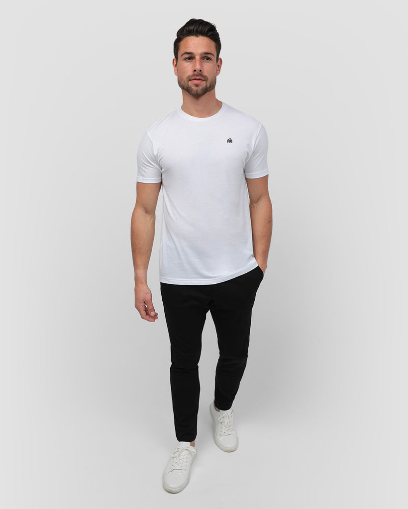 Basic Tee - Branded-White-Regular-Full--Tom---M