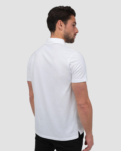 Polo - Branded-White-Back--Model---M-Regular