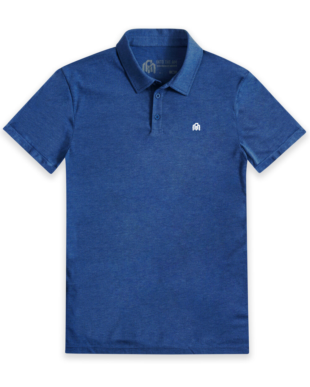 Polo - Branded-Royal Blue-Regular-Mock--Model---M