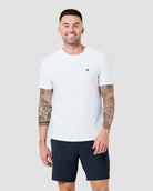 Active Tee-White-Reg-Regular-Front--Model---L