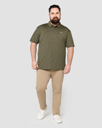Performance Polo - Branded-Olive Green-Regular-Full--Ross---2X