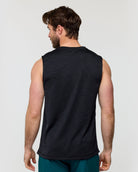 Performance Muscle Tank - Branded-Black-Regular-Back--Alex---M