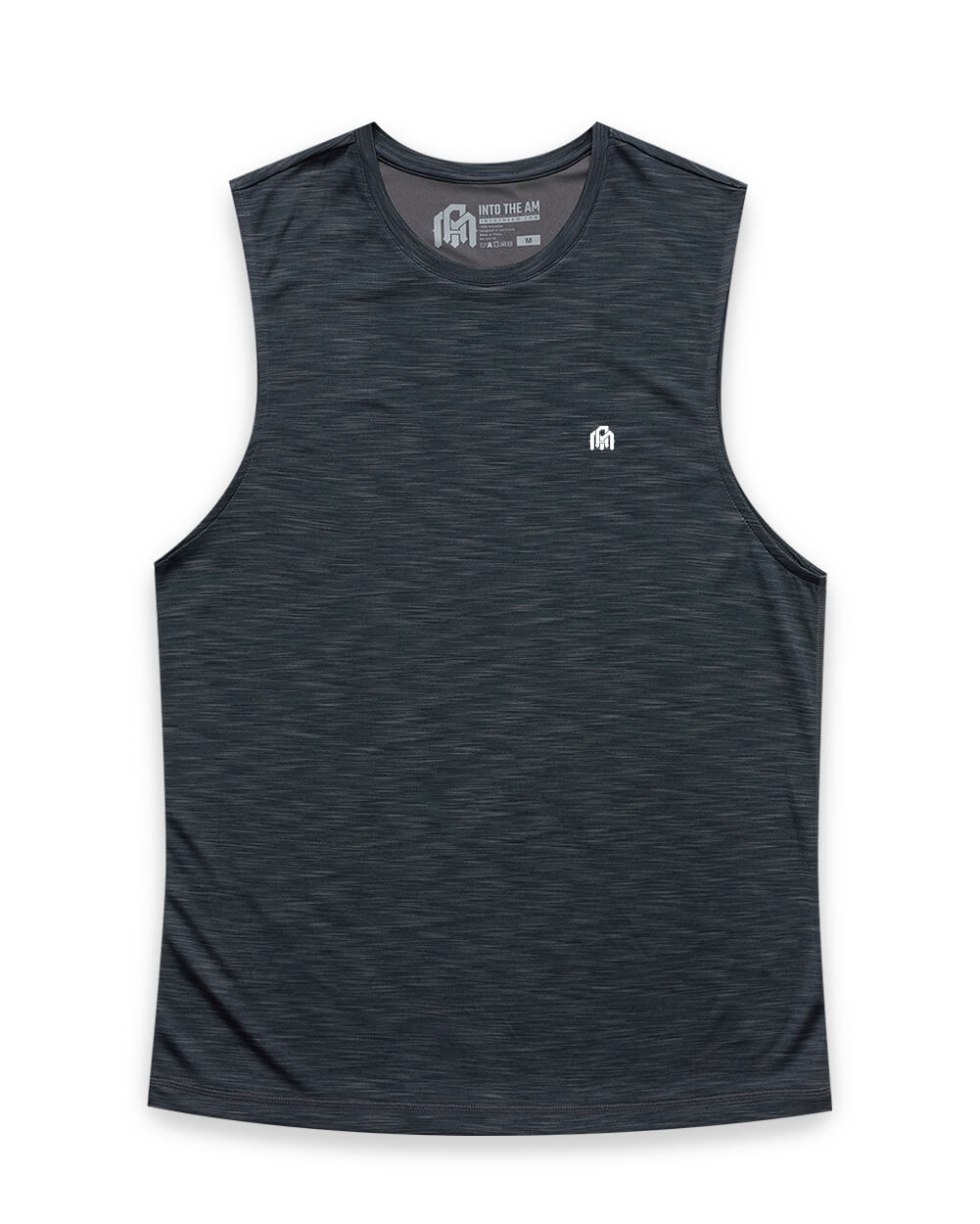 Performance Muscle Tank - Branded-Charcoal-Regular-Mock--Alex---M
