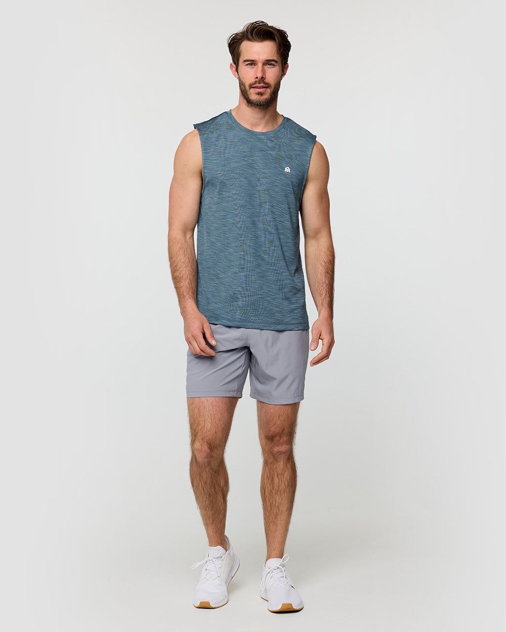 Performance Muscle Tank - Branded-Indigo-Regular-Full--Alex---M