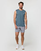 Performance Muscle Tank - Branded-Indigo-Regular-Full--Alex---M