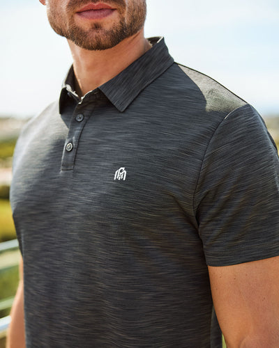 Performance Polo - Branded-Charcoal-Regular-Macro--Alex---M