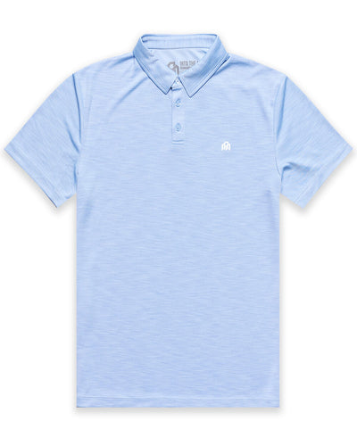 Performance Polo - Branded-Regular-Columbia Blue-Mock--Alex---M