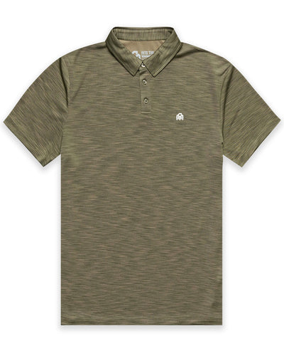 Performance Polo - Branded-Olive Green-Regular-Mock--Alex---M