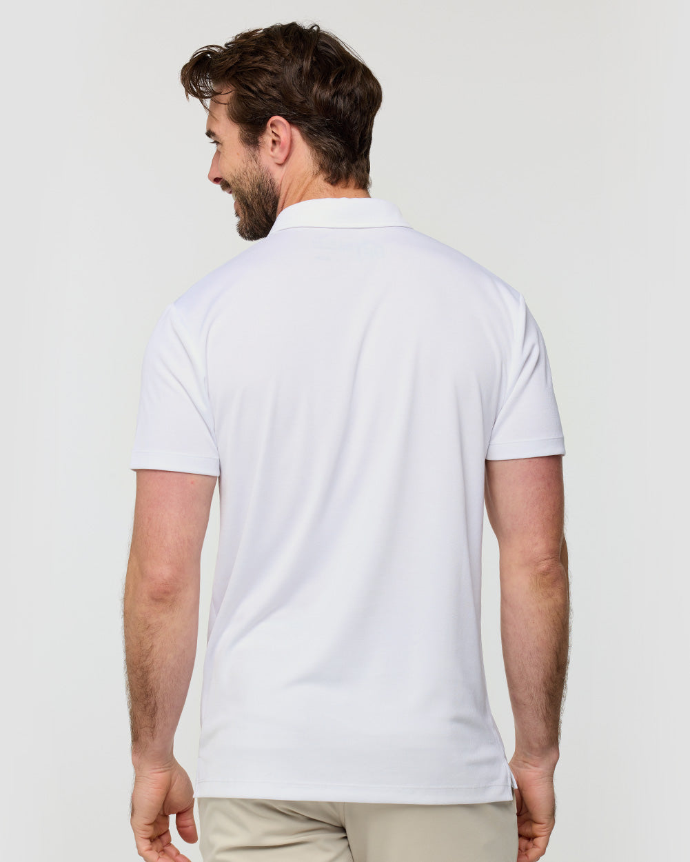 Performance Polo - Branded-White-Regular-Back--Alex---M