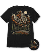 Cedar Peak Tee-Black-Regular-Mock--Model---L