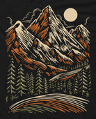 Cedar Peak Tee-Black-Regular-Swatch--Model---L