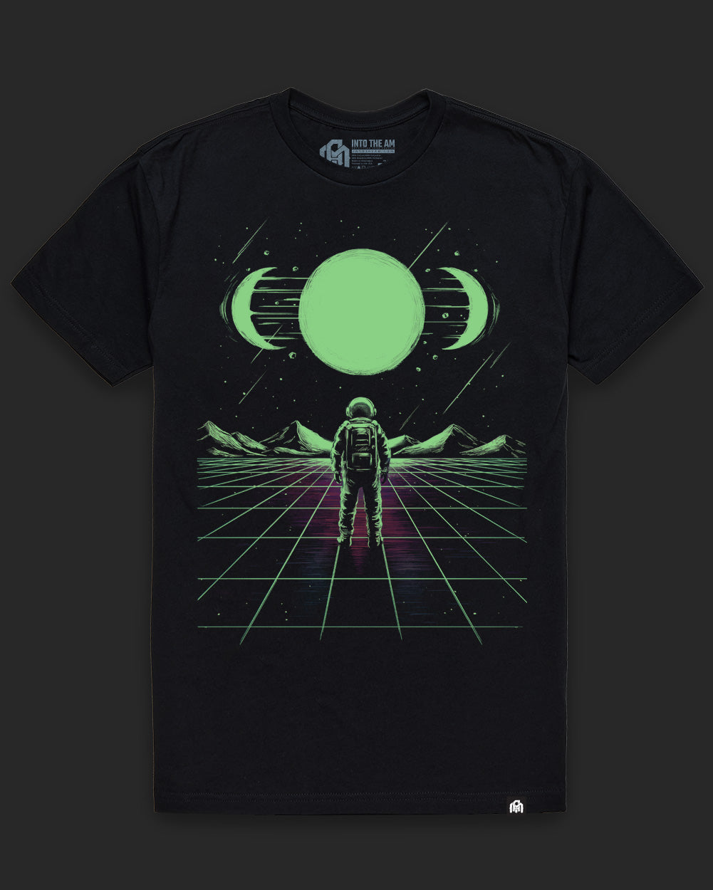 Celestial Pull Glow-in-the-Dark Tee-Black-Regular-Glow--Model---L