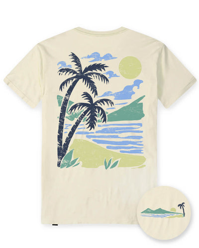 Coastal Bliss Vintage Tee-Vintage Natural-Regular-Mock--Model---L