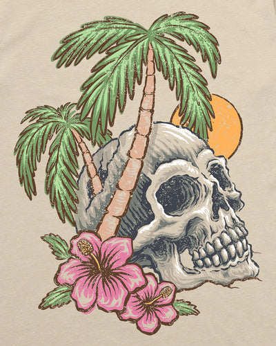 Coastal Decay Tee-Cream-Regular-Swatch--Model---L