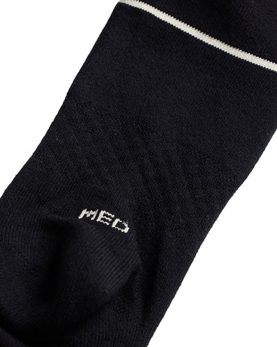 Core Crew Socks-Black-Regular