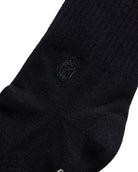 Core Crew Socks-Black-Regular