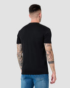 Cosmic Arrival Glow-in-the-Dark Tee-Black-Regular-Back--Model---L
