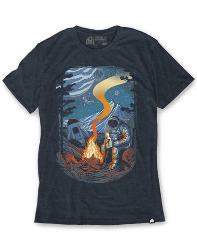 Cosmic Camp Tee-Navy-Front