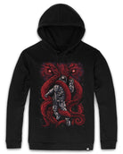 Cosmic Clash Hoodie-Black-Regular-Mock--Model---L