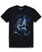 Cosmic Descent Tee-Black-Regular-Mock--Model---L