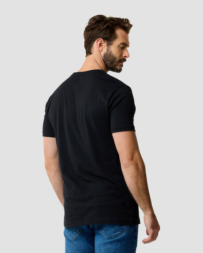Cosmic Cocktail Tee-Black-Regular-Back--Model---L