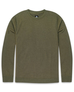 Crewneck Sweatshirt - Non-Branded-Olive Green-Front