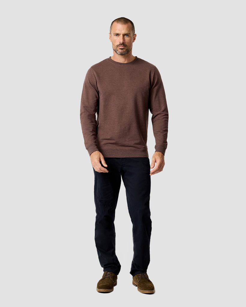 Crewneck Sweatshirt - Non-Branded-Brown-Regular-Full--Zac---L