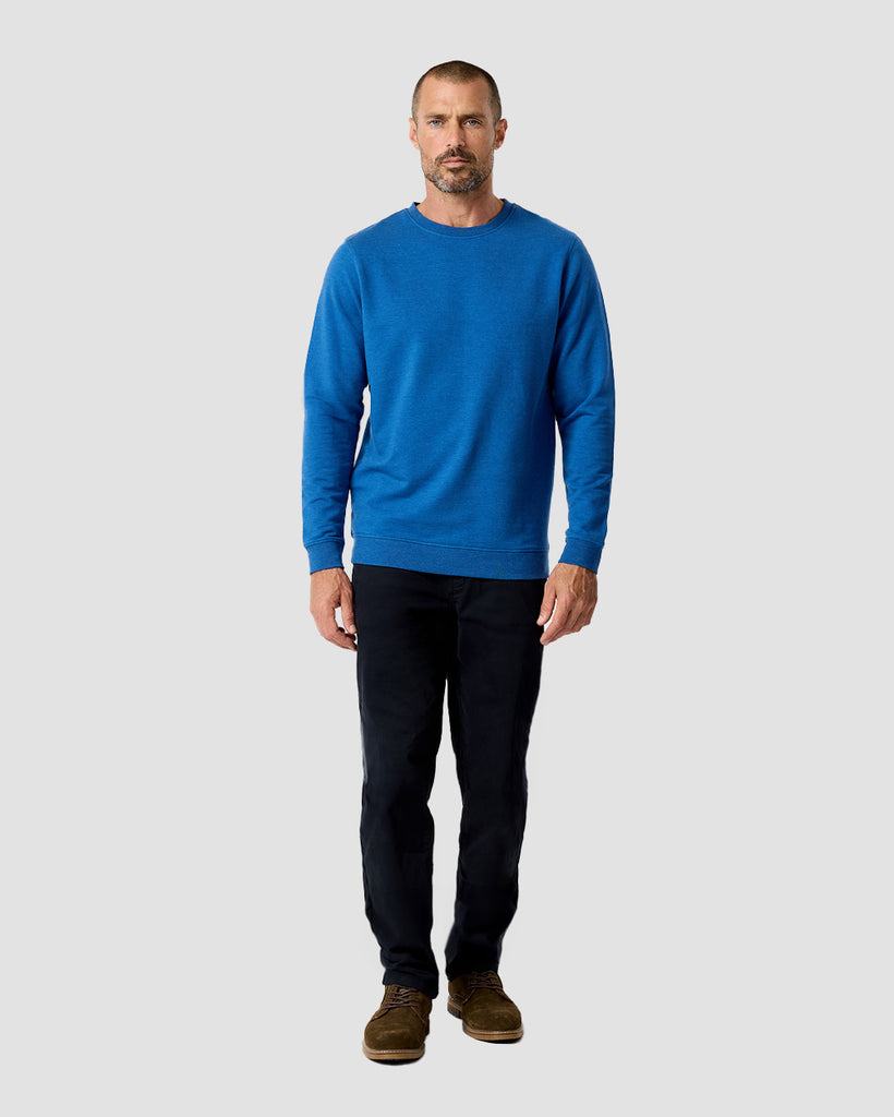 Crewneck Sweatshirt - Non-Branded-Cool Blue-Regular-Full--Zac---L