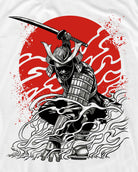 Crimson Blade Tee-White-Regular-Swatch--Model---L