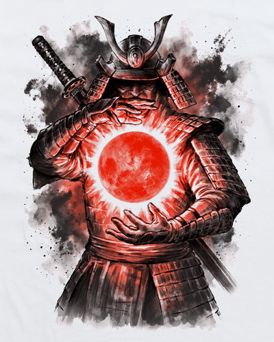 Crimson Eclipse Tee-White-Regular-Swatch--Model---L