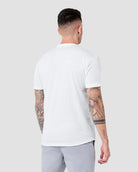 Curved Hem Tee-White-Regular-Back--Model---L
