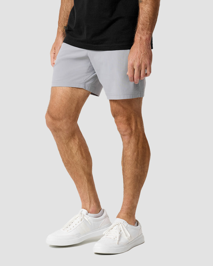 Daily Shorts-Light Grey-7"-Regular-Side--Zac---L