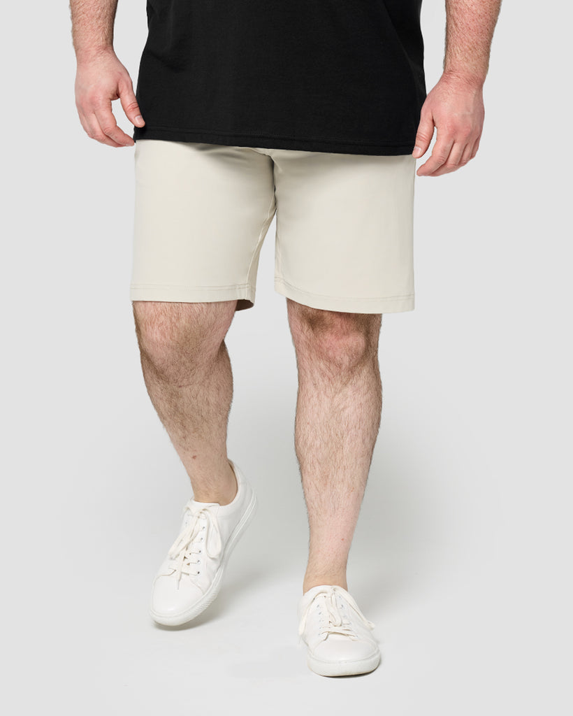 Daily Shorts-Beige-9"-Front--Ross---36