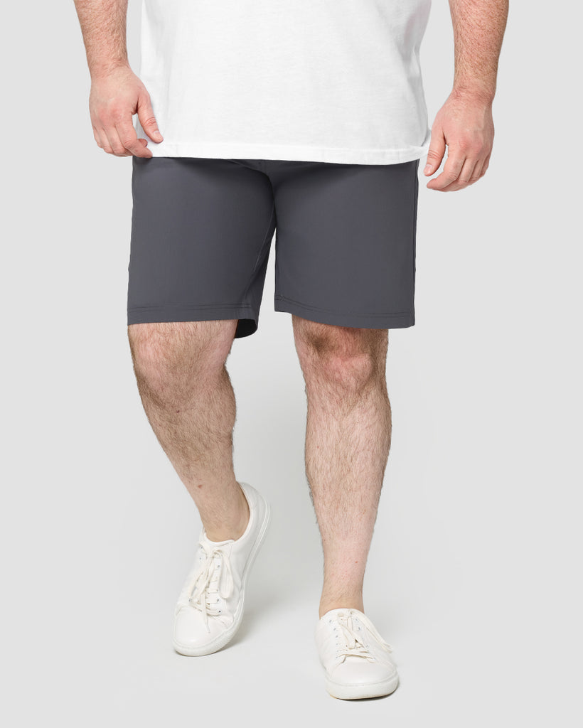 Daily Shorts-Charcoal-9"-Front--Ross---36