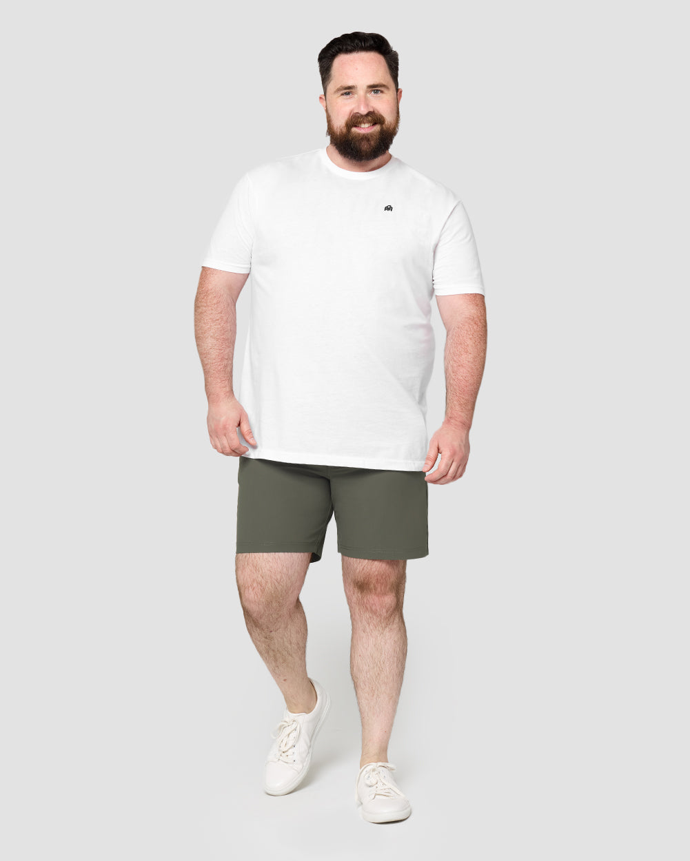 Daily Shorts-Dark Olive-9"-Plus-Full--Ross---40