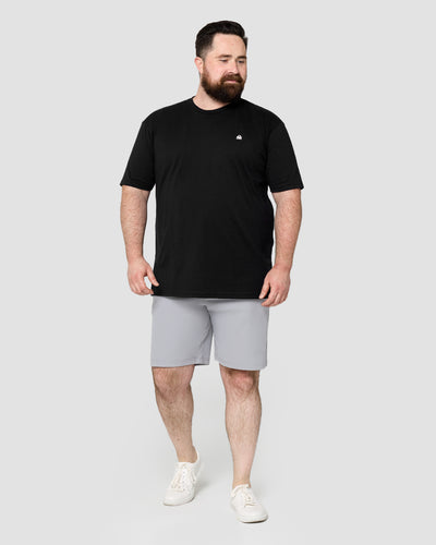 Daily Shorts-Light Grey-9"-Plus-Full--Ross---40