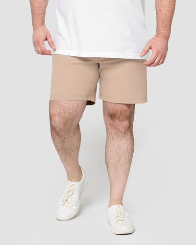Daily Shorts-Khaki-7"-Plus-Front--Ross---40