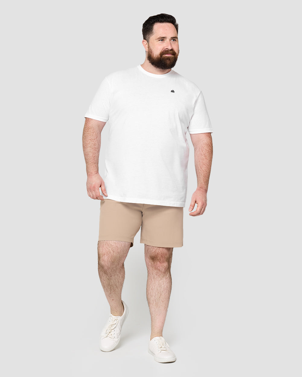 Daily Shorts-Khaki-7"-Plus-Full--Ross---40