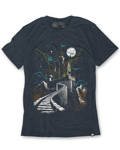 Dark Keep Tee-Navy-Regular-Mock--Model---M