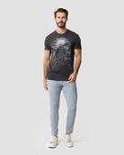 Dark Samurai Tee-Charcoal-Regular-Full--Model---L