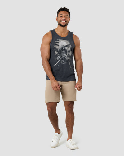 Dark Samurai Tank-Charcoal-Regular-Full--Model---L