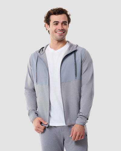 Daybreak Performance Jacket-Grey-Regular-Front--Model---L
