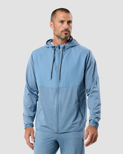 Daybreak Performance Jacket-Dusty Blue-Regular-Front--Model---L