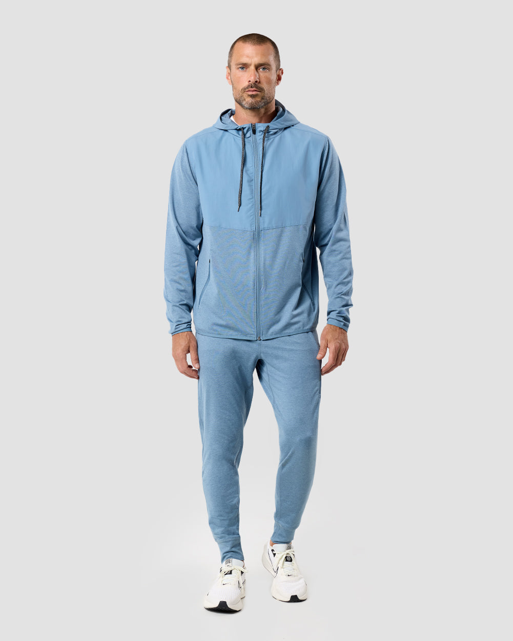 Daybreak Performance Jacket-Dusty Blue-Regular-Full--Model---L