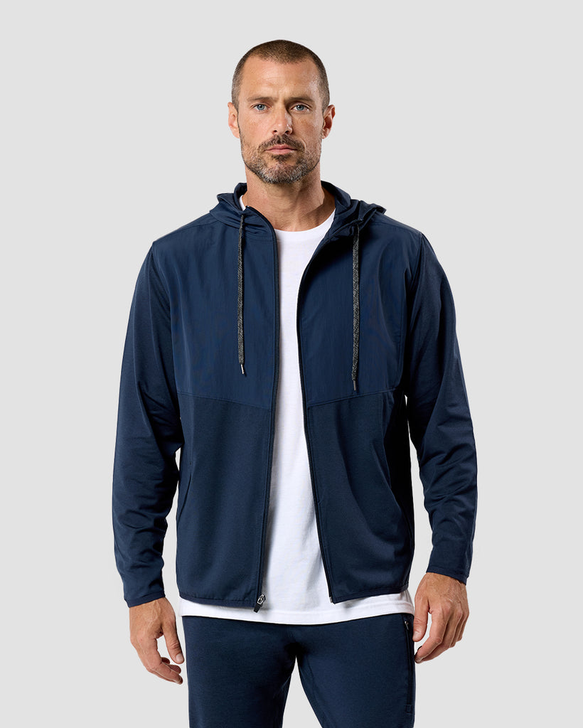 Daybreak Performance Jacket - Non-Branded-Navy-Regular-Front--Zac---L